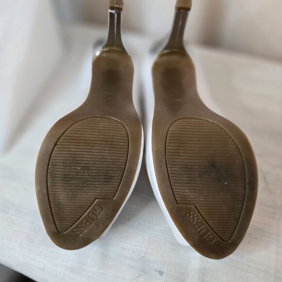 Guess Platform Heels Peep toe  6M - Picture 6 of 8